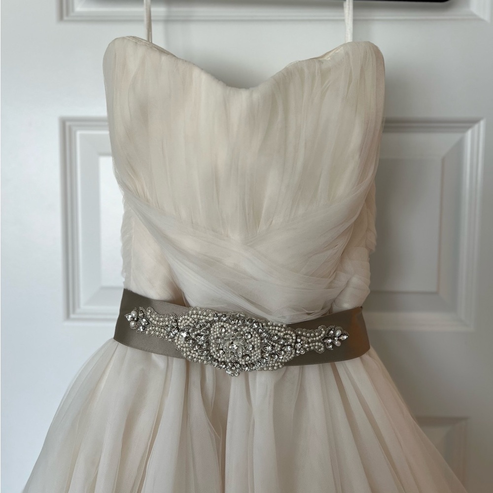 Christos designer wedding dress size 14